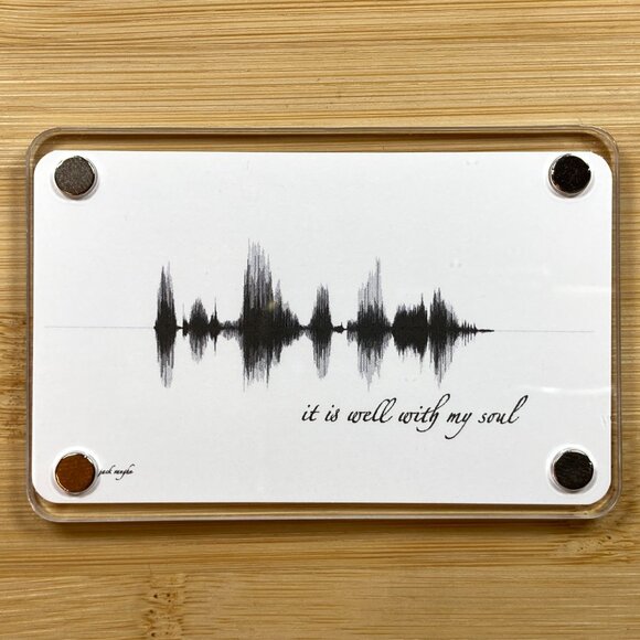 It Is Well With My Soul Soundwave Magnet - Picture 2 of 6
